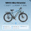 26" Electric Bike 36V13AH Remove Battery 7-speed 9