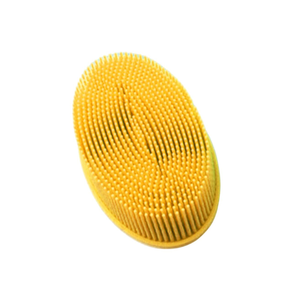 Silicone Shower Brush with Massage for Gentle Skin Cleansing and Soft Exfoliating Body Scrubber