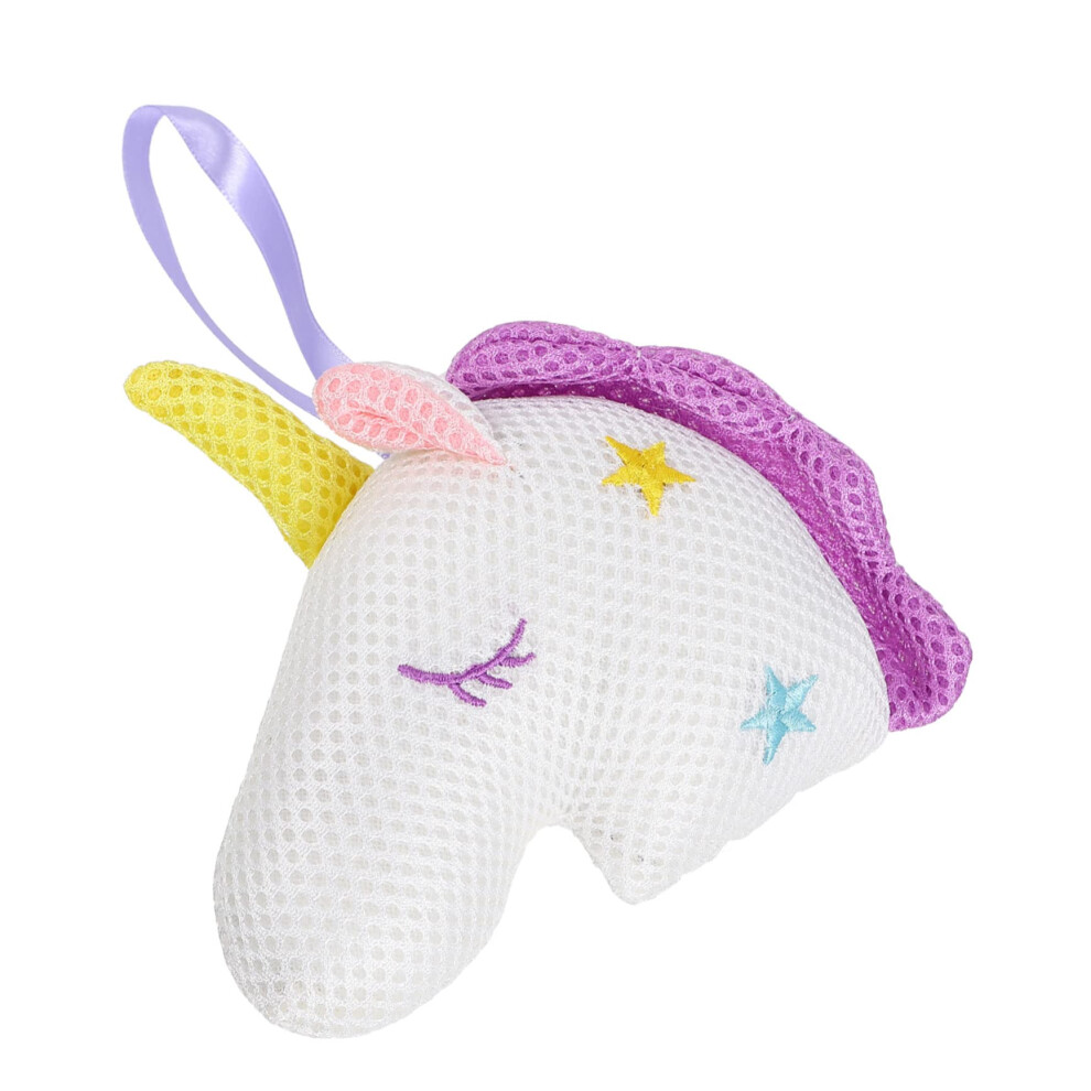 Unicorn Bath Sponge Soft Mesh Shower Pouf with Gentle Exfoliation and Rich Foamy Lather