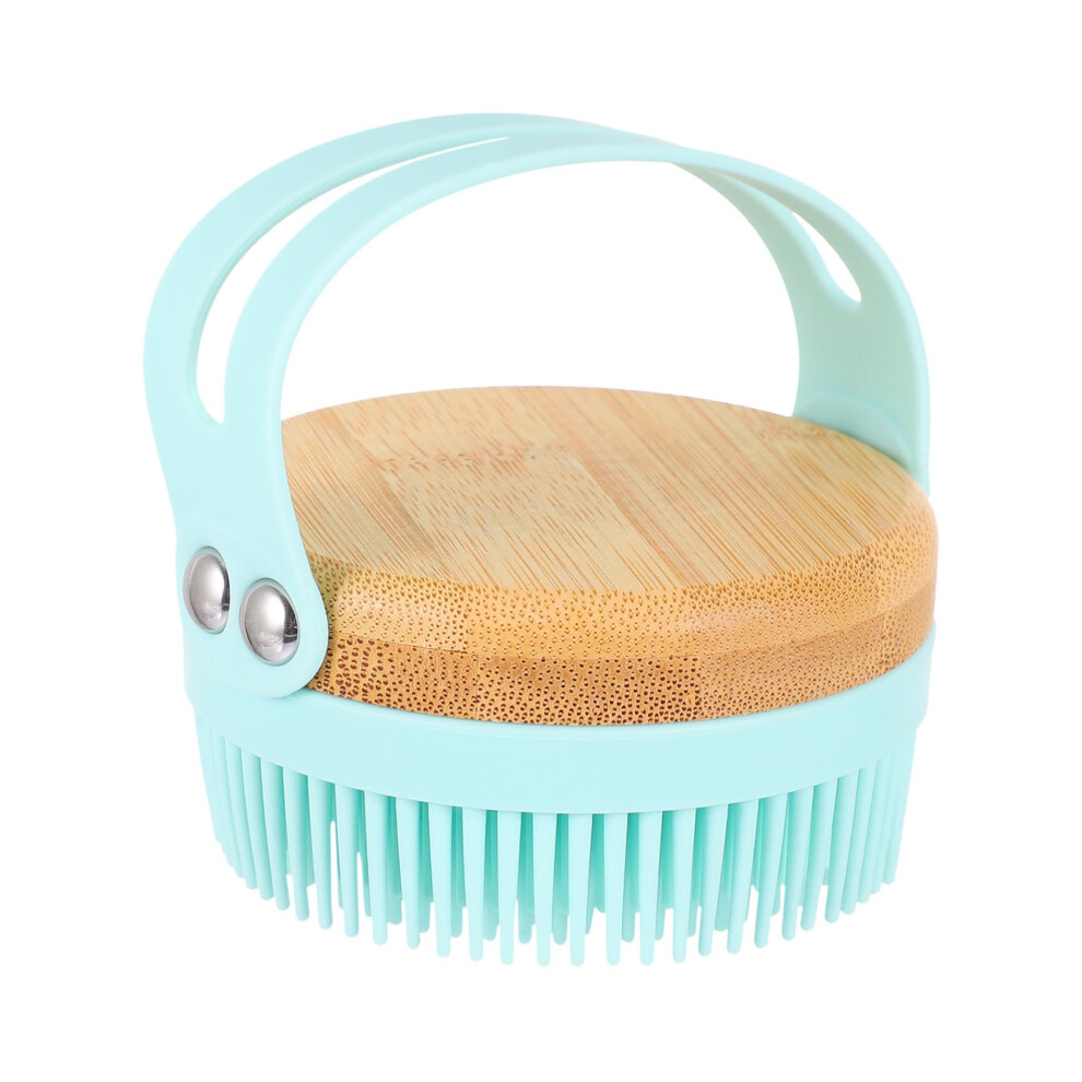 Silicone Baby Bath Brush for Newborn with Ergonomic Palm Grip and Gentle Scalp Massage