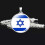 Halskette mit Israel-Flaggen-Halsketten 4