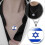 Halskette mit Israel-Flaggen-Halsketten 2