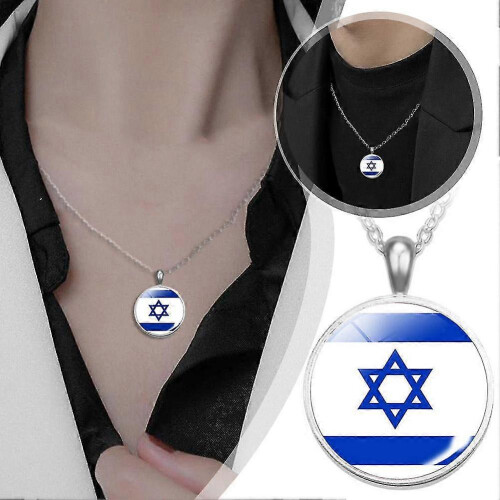 Halskette mit Israel-Flaggen-Halsketten 1