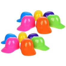 12Pcs Baseball Hat Ice Cream Bowls Colorful Dessert Cups for Parties Sundaes Salads and Snacks
