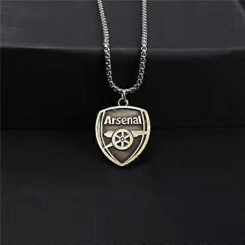 Arsenal FC Crest κολιέ και μενταγιόν,Ένα μέγεθος,Ασήμι,Επίσημα κοσμήματα ομάδας