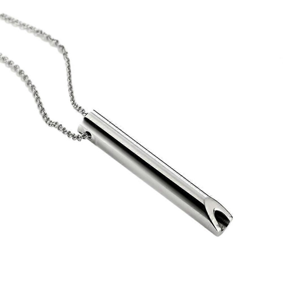 Breathlace Necklace Quit Smoking,Stainless Steel Mindful Breathing Necklace For Anxiety,Breathlace Necklace Quit Smoking,Calm Anti-smoking Necklace