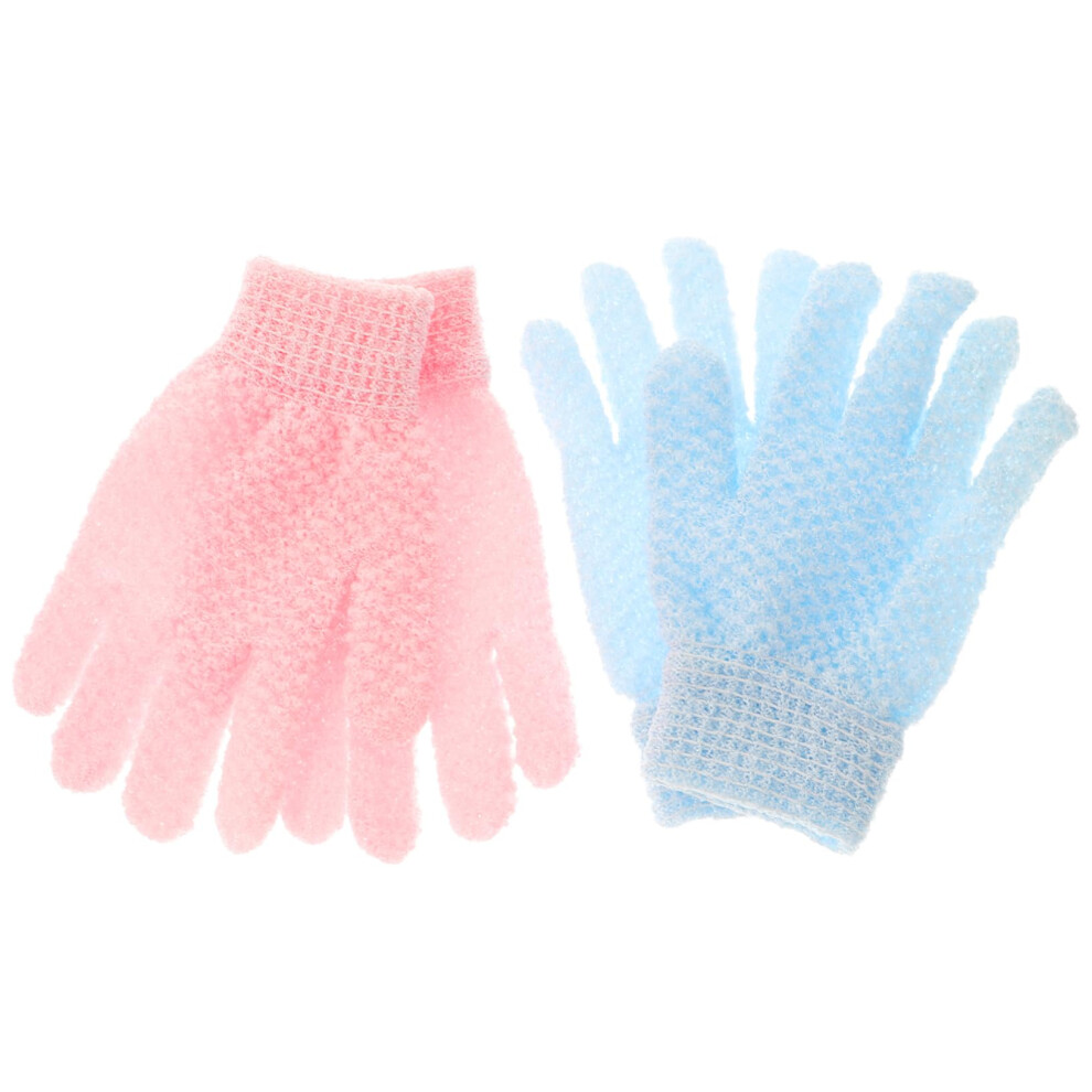 Exfoliating Bath Gloves DualSided Body Scrub Mitt for Deep Clean and Gentle Skin Massage