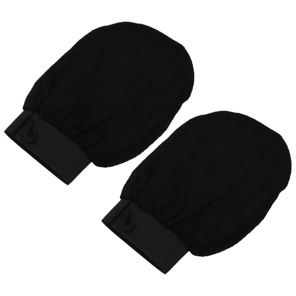 Exfoliating Bath Gloves for Dead Skin Removal, Deep Cleaning Body Scrub Mitts for Smooth Soft Skin