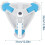 Weighted Triangular Pool Vacuum Head with Soft Bristles for Corner and Wall Cleaning 4