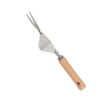 2pcs Stainless Steel Garden Hand Weeder for Deep Root Removal with Ergonomic Hunchback Design