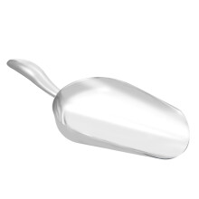 Stainless Steel Ice Scoop Heavy Duty Rust Resistant Candy and Flour Kitchen Scoop Dishwasher Safe