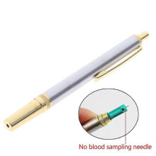 25-26 Edelstahl Blut-Lancing-Point-Stift Cupping-Akupunktur Pena HFMQV