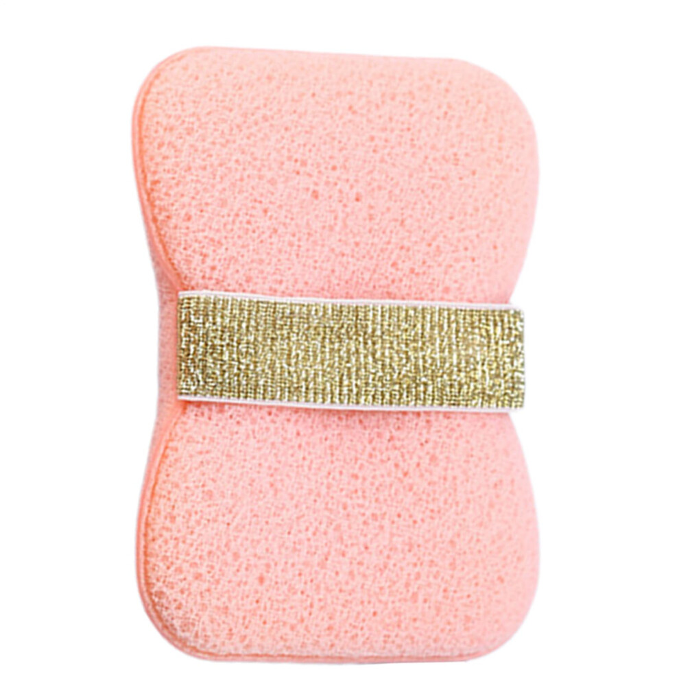 Bath Sponge with Builtâin Soap Pouch, Exfoliating Body Scrubber for Shower, Cloudsoft Texture 12x8.5cm