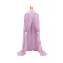 Bed Canopy with Stars Baby Dome Tent with Tulle Curtains for Kids Bedroom Privacy and Comfort