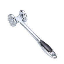 Meat Tenderizer Mallet Zinc Alloy Hammer for Steak and Pork with Non‑Slip Grip to Enhance Flavor