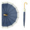 Automatic Open Windproof Stick Umbrella 16 Ribs 41 Inch Large Retro Handle Golf Rain Umbrella 1