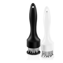 Stainless Steel Meat Tenderizer with Deep Penetration Needle Blades for Steak Chicken Pork BBQ