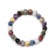 7 Chakren Reiki Heilstein Armband Yoga Gleichgewicht Energie Nachahmen