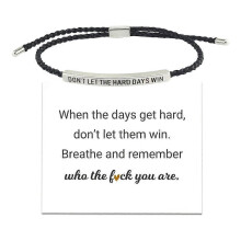 DON T LASS DIE SCHWEREN TAGE GEWINNEN Motivational Tube BraceletsU.K-Fast