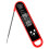 Digital Meat Thermometer Waterproof Foldable Probe Instant Read for BBQ Cooking Baking Red 1