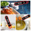 Digital Meat Thermometer Waterproof Foldable Probe Instant Read for BBQ Cooking Baking Red 2