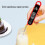 Digital Meat Thermometer Waterproof Foldable Probe Instant Read for BBQ Cooking Baking Red 4