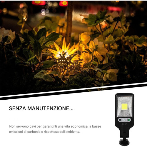 Solar Motion Sensor Light IP65 Waterproof Outdoor Security LED with Smart Detection for Yard 2