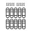 20Pcs Bike Light Mount Strap Universal Silicone Flashlight Holder AntiSlip Elastic Bands 1