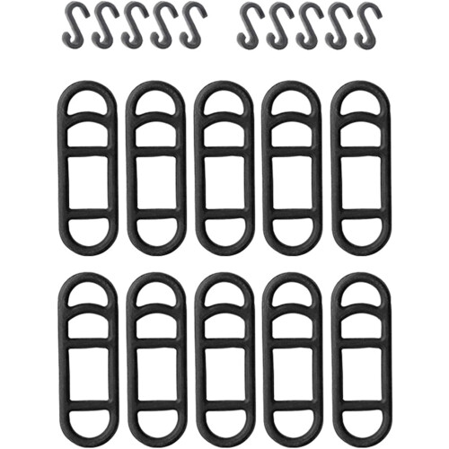 20Pcs Bike Light Mount Strap Universal Silicone Flashlight Holder AntiSlip Elastic Bands 1
