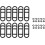 20Pcs Bike Light Mount Strap Universal Silicone Flashlight Holder AntiSlip Elastic Bands 4