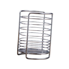 Stainless Steel Utensil Holder with Fast Drain Design, SpaceSaving Cutlery Organizer for Kitchen and Restaurant