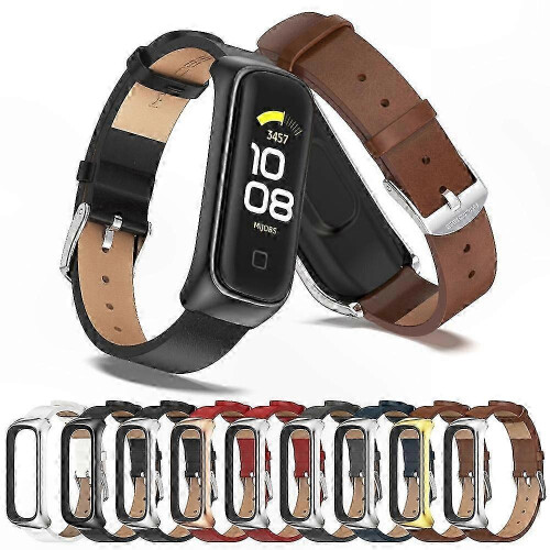 Galaxy Fit 2 Mikrofaser-Lederarmband | Langlebiger und bequemer Gurt 2