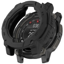 Kompatibel mit Garmin Instinct 3 50mm /Solar 50mm Panzeruhrengehäuse, stoßfestes TPU, robuste Schutzabdeckung