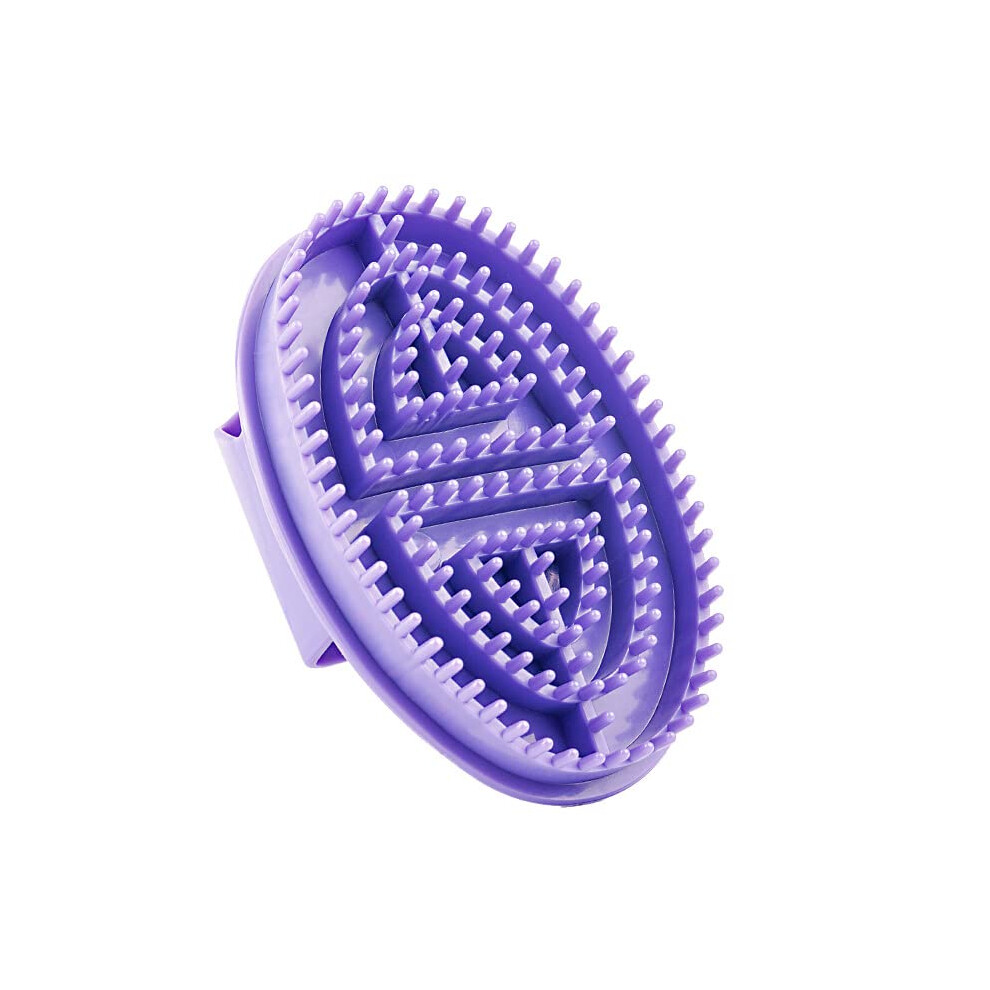 Blue Massage Brush 1Pc Ergonomic Nonslip Grip Body Massager Comb For Full Body Relaxation