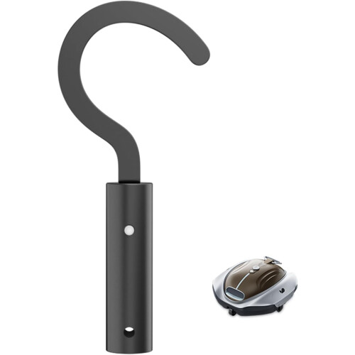 300P Cordless Robotic Pool Vacuum with Integrated Retrieval Hook for Easy Cleaning 1