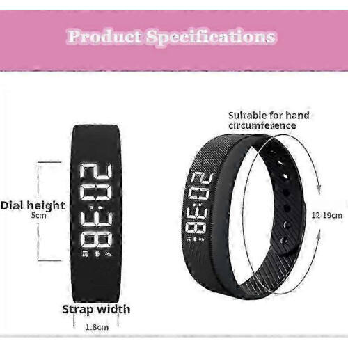 Stille Wecker mit Schlummer-Schalttechnik, leichtes vibrierendes Weckarmband 2