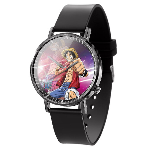 One Piece Luffy Παιδικό ρολόι Anime φιγούρα δράσης Fire Fist Ace Ανδρικό ρολόι για αγόρια