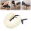 Adjustable Massage Table Face Cradle with Pillow, Ergonomic PU Leather Spa Bed Headrest, White 2