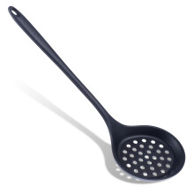 Silicone Strainer Spoon Heat Resistant Nonstick Skimmer for Cooking Pasta Vegetables Dishwasher Safe
