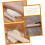 Wooden Rolling Pin for Baking Ergonomic Smooth Surface Dough Roller for Pizza Cookie Dumpling 3