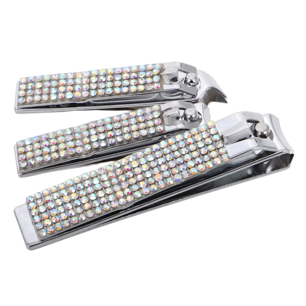 Stainless Steel Nail Clipper Set for Thick Nails with Precision Blades and Travel Manicure Kit