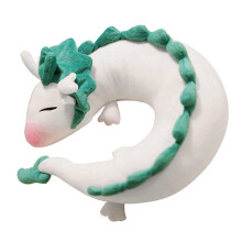 U Shape Neck Pillow Plush Dragon Cushion Cute Anime Design Soft Comfort Kids Gift Light Green
