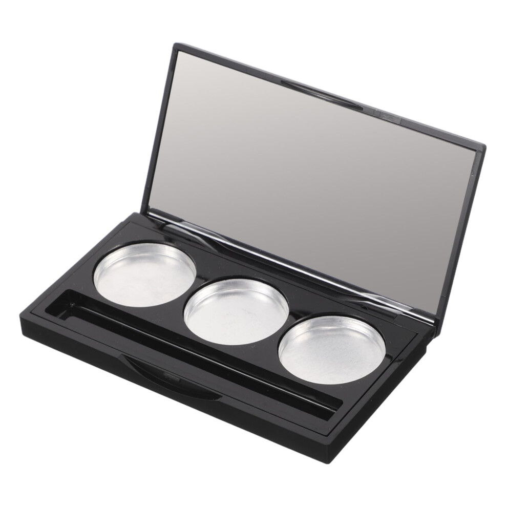 Magnetic Eyeshadow Palette with Brush Slot, Refillable Empty Makeup Case for  Layout