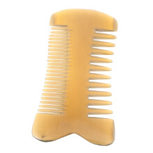 Ox Horn Wide Tooth Comb Double Sided Anti Static for Detangling and Gentle Scalp Massage