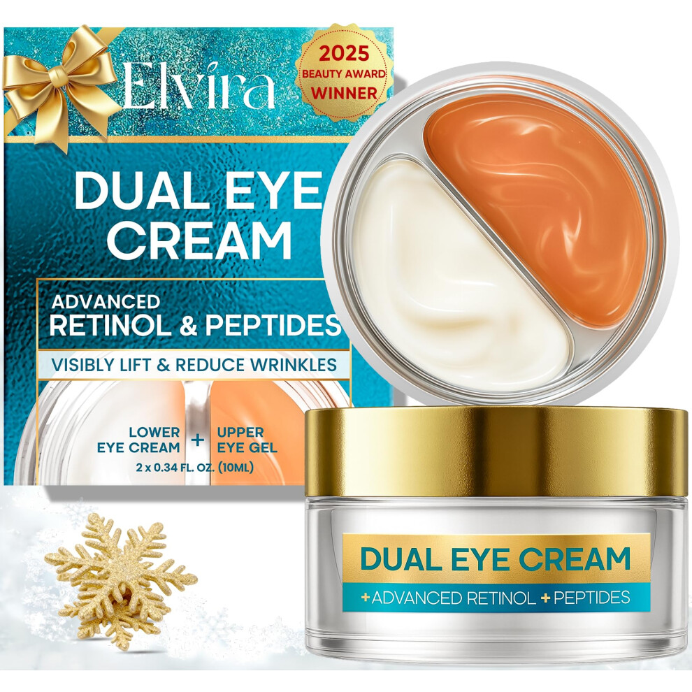 Cream/Dark Dual Action Eye For Circles And Puffiness With Retinol And Peptides 0.68Oz