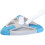 Weighted Triangular Pool Vacuum Head with Side Brushes for Easy and Safe Swimming Pool Cleaning 3