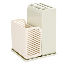 Kitchen Knife Holder and Utensil Organizer, MultiFunction SpaceSaving Detachable Countertop Rack