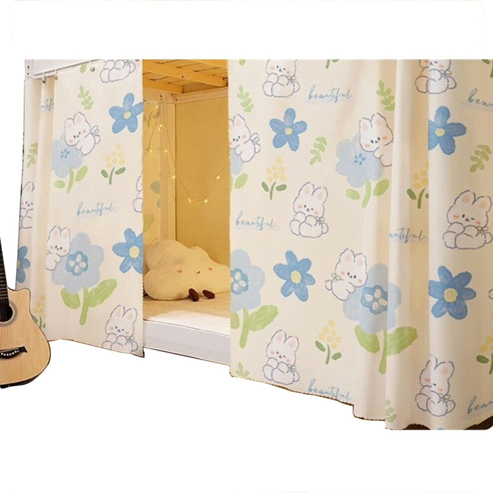 Bunk Bed Curtains For Privacy And Blocking, Breathable Fabric, Easy Install, 1.35M Light