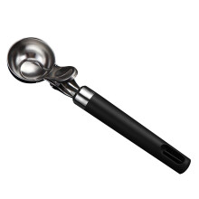Stainless Steel Ice Cream Scoop 21x4.8cm Ergonomic NonSlip Grip for Desserts and Baking