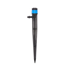 100Pcs Drip Irrigation Emitters Adjustable Water Flow 360 Micro Drippers with Stake for Garden